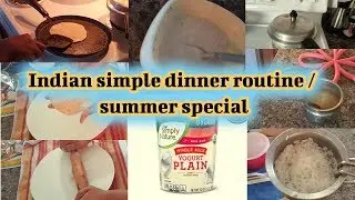 Indian Simple Dinner #Routine / Summer Special / #Indianusavlogger || Beautynature2026