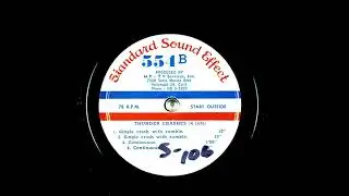Archival Thunder Crashes Sound Effects From Standard Sound Effect (9K Subscribers Special)