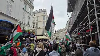 Live: Paris March for Palestine, manif pour Gaza 20/08/2025