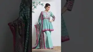DailyWear Lawn Short Frock Designs 2025