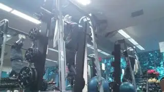 Smith machine gym fail