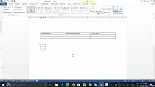 How To use Page Break and Insert Table Option In Ms Word | MICROSOFT WORD
