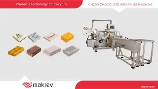 CH200 Thin Tablet/Bar Chocolate Wrapping Machine