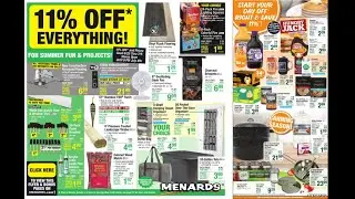 Menards 11% OFF Everything! Sales Ad Flyer 06.29.2023-07.09.2023-Week 20
