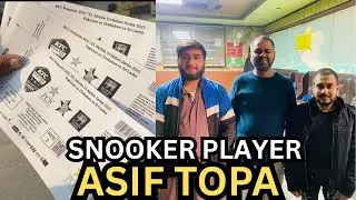 Today Meet Snooker Professionals Player Asif Toba 😱 Cricket Ki Tickets Layny Gaye🤔