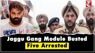 Police Bust Jaggu Bhagwanpuria Gang Module, Five Arrested for Targeted Killings