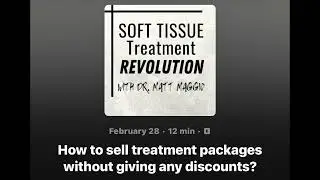 How to sell treatment packages without giving any discounts?