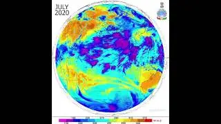 Outgoing Longwave Radiation(in W/m2) for entire 2020