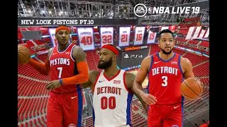 NBA Live 19 Геймплей |PS4| Новый облик &laquo;Детройт Пистонс&raquo;, часть 10