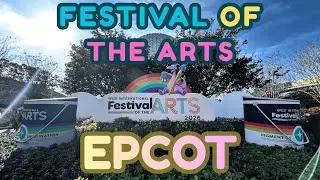 LIVE: Food at Epcot Festival of the Arts with the Family!
