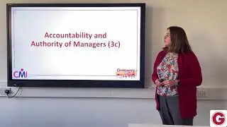 Accountability and authority of Managers
