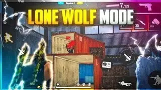 No Team, No Fear 💀 | Lone Wolf Free Fire Gameplay