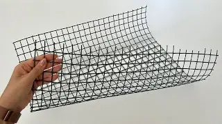 Great Idea with Plastic Garden Wire! Diy