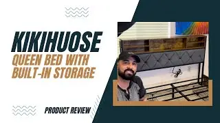 Kikihuose Ultimate Space-Saving Bed Frame Review:Queen Metal Platform with Storage & USB Charging!