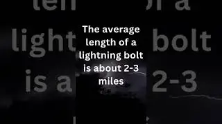 Facts about lightning bolt #shorts #lighting #thunder #thunderstorm