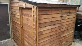 Shed from FREE pallets: Timber Framing part 1