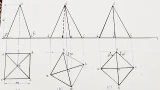 Projections Of Square Pyramid