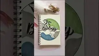 Easy DIY Biology Front Page #shorts #frontpage #nhuandaocalligraphy
