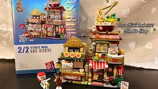 Loz Miniblock 1295 Noodle Shop - Loz miniblock speed build review