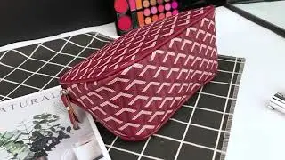 Travel Cosmetic Bag Large Capacity Portable Eco friendly #trending #viral #cosmeticpouch