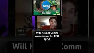 Do you think teams will struggle with helmet comm? #collegefootball #cfb #rules #ncaa #cfb25