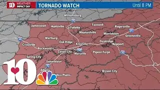 We're tracking strong storms and hail moving across East Tennessee