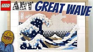 Great Build, Beautiful Artwork: LEGO Art 31208 Hokusai - The Great Wave Review!
