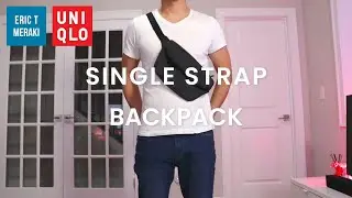 [UNIQLO HAUL] Single Strap Backpack Review (New Design)