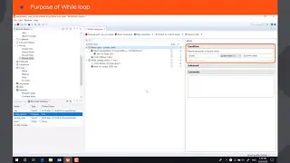While loop in WorkFusion RPA Express