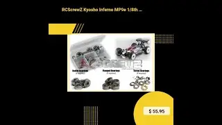 Get 15% Off on RCScrewZ Kyosho Inferno MP9e 1/8th (#38097) Metal Shielded Bearing Kit - kyo124b