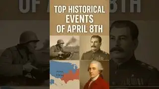 Famous Historical Events of April 8th #shorts #history #usa