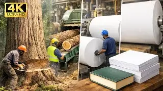 From Tree to Book 🌳📘 | Complete Paper-Making & Book Printing Process