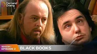 Manny's First Day | Black Books | S1 Ep2 | Full Episode | Demand Drama