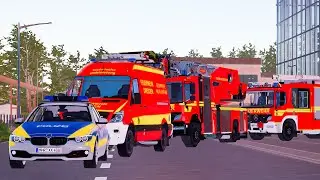 【Emergency Call 112】Dresden Police & All Firefighter Rapid on Duty | 4K Ultra