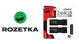 Распаковка - USB-накопитель Kingston DataTraveler 100 G3 2x64GB