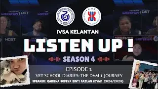 IVSA Kelantan Podcast S4E1: Life of a DVM 1 Vet Student at UMK