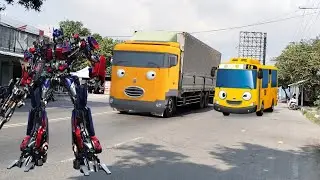 WOW AMAZING DISINI MARKASNYA TRUK WING BOX, TRUK TRONTON BERUBAH JADI FRANK TEMANNYA TAYO