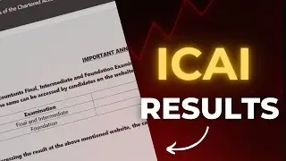CA Foundation, Inter & Final Results Date || ICAI Official Announcement || Ravindra Ojha