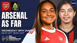ARSENAL VS AS FAR LIVE | FIFA WOMEN'S CHAMPIONS CUP WATCHALONG | TWFC LIVE