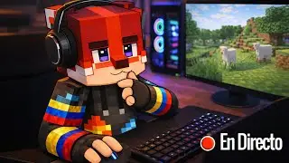 🔴 En Vivo, As&iacute; sobreviv&iacute; en Minecraft creando m&aacute;quinas brutales con Mod CREATE