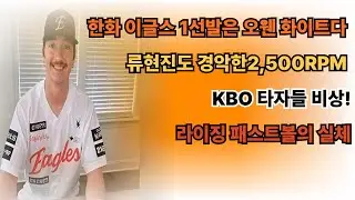 한화이글스 1선발은 오웬 화이트다