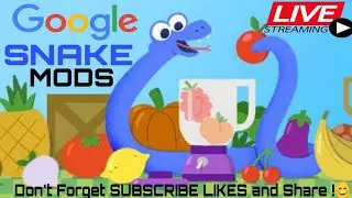 🔴 Beating Google Snake Mods 🐍||Live Streaming 🏆||High Score Challenge Lev42