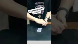 MAGIC! #magic #cardtrick #magician #magictricks #invisiblepalm #how #ytshorts #shorts