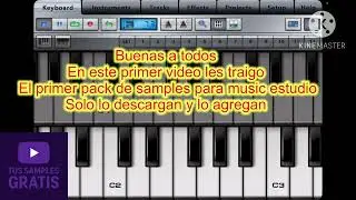 SAMPLES GRATIS music estudio