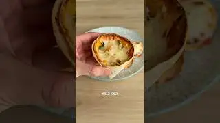 CONOS de TORTILLAS RELLENOS 🍕 #cenasaludable