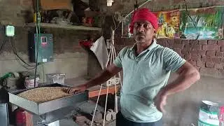 7.5 HP solar aata chakki with havells motor Vijay kant Upadhyay Majhwar khas Chandauli UP