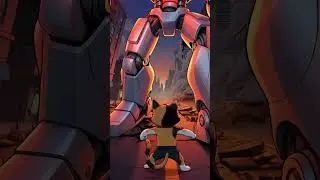 Super Cat VS Robot Monster #superhero #animation #cartoon