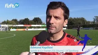 Edmond Kapllani - SV Spielberg - zum Spiel vs. SSV Reutlingen, im FuPa.tv-Interview am 15.9.2018