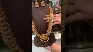 latest kasulaperu Lakshmi Devi design long Haram