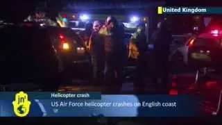 US Air Force helicopter crashes on English coast: 4 killed in Pave Hawk helicopter accident